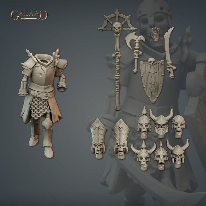 10 Models - skeleton squad - 8k - by Galaad