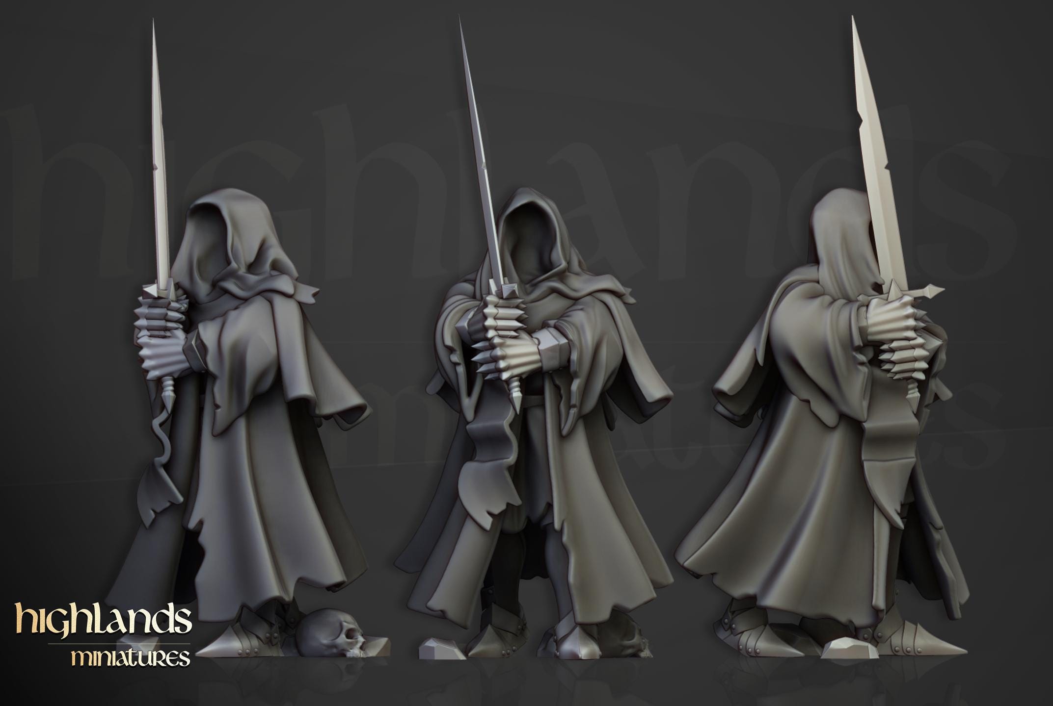 Spectral Commander  - in 12k- by Highlands Miniatures