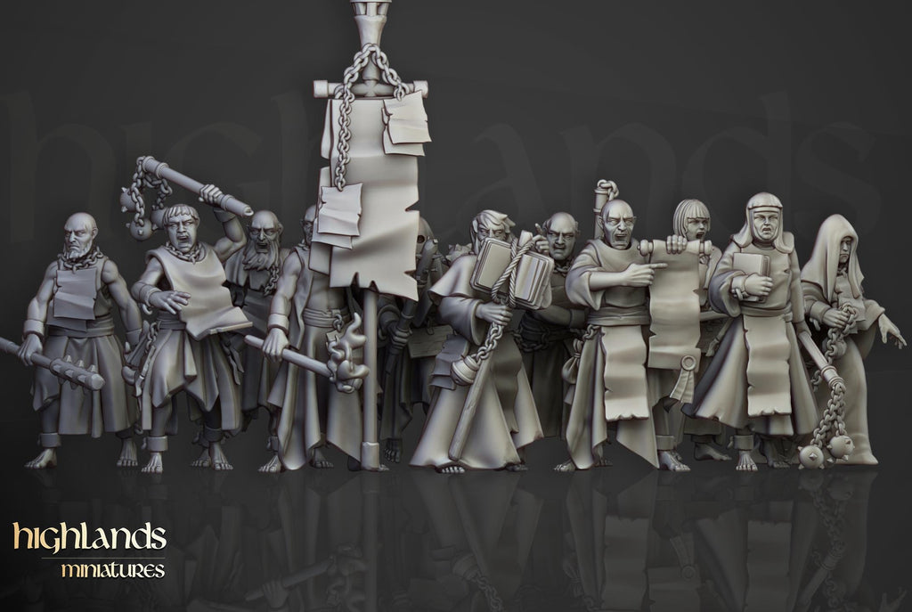 Fanatical Zealots - in 12k- by Highlands Miniatures