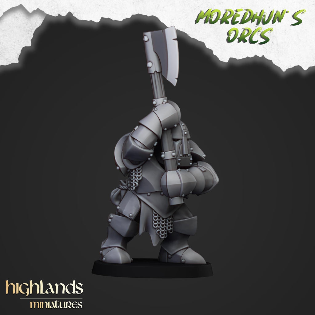 Armoured Orcs  - in 12k- by Highlands Miniatures