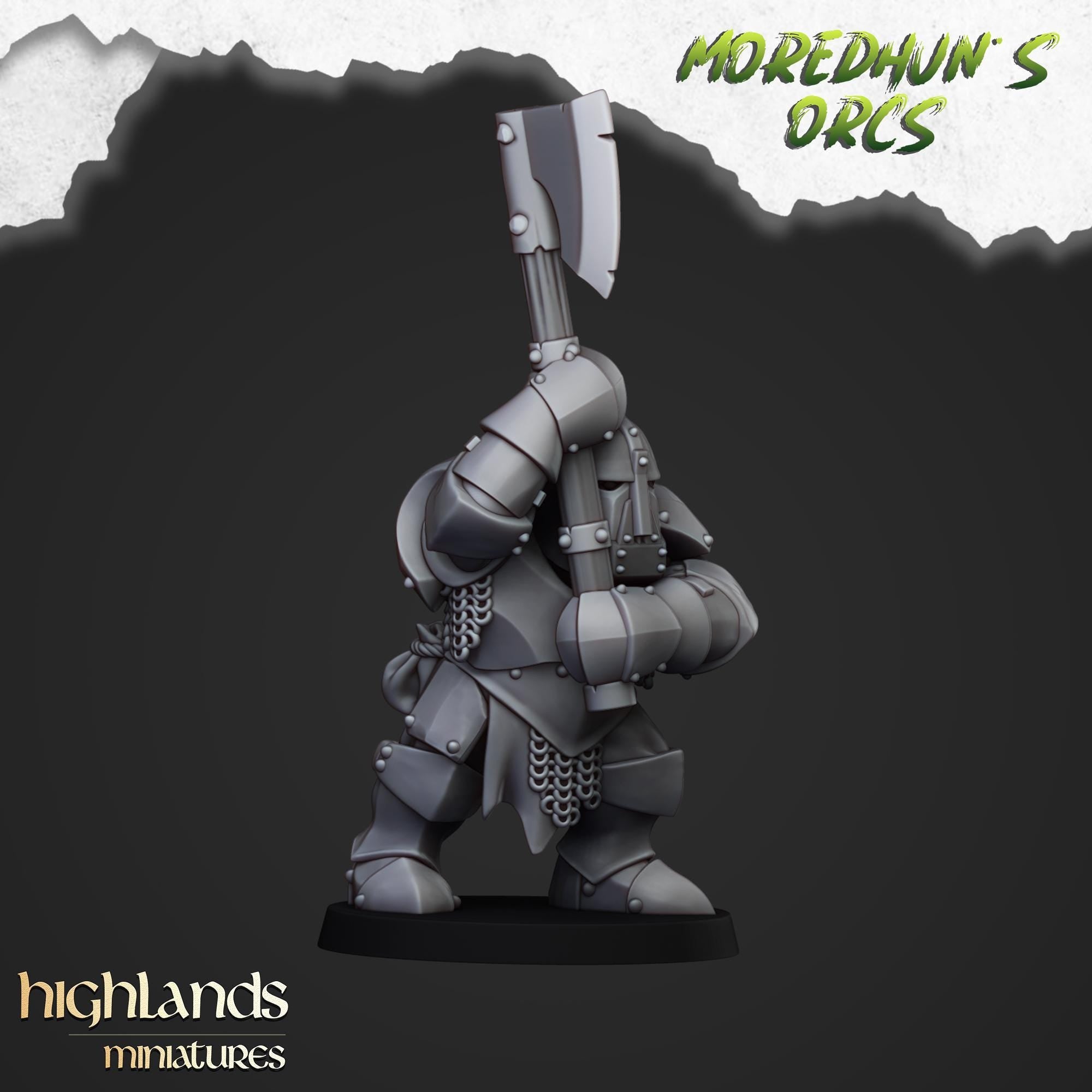 Armoured Orcs  - in 12k- by Highlands Miniatures
