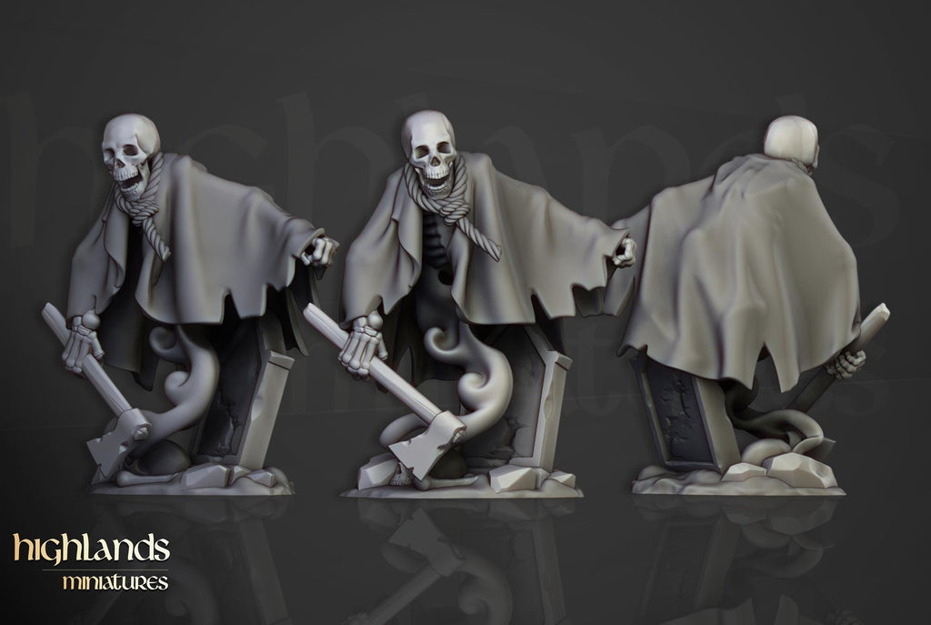 Crypt Ghosts  - in 12k- by Highlands Miniatures