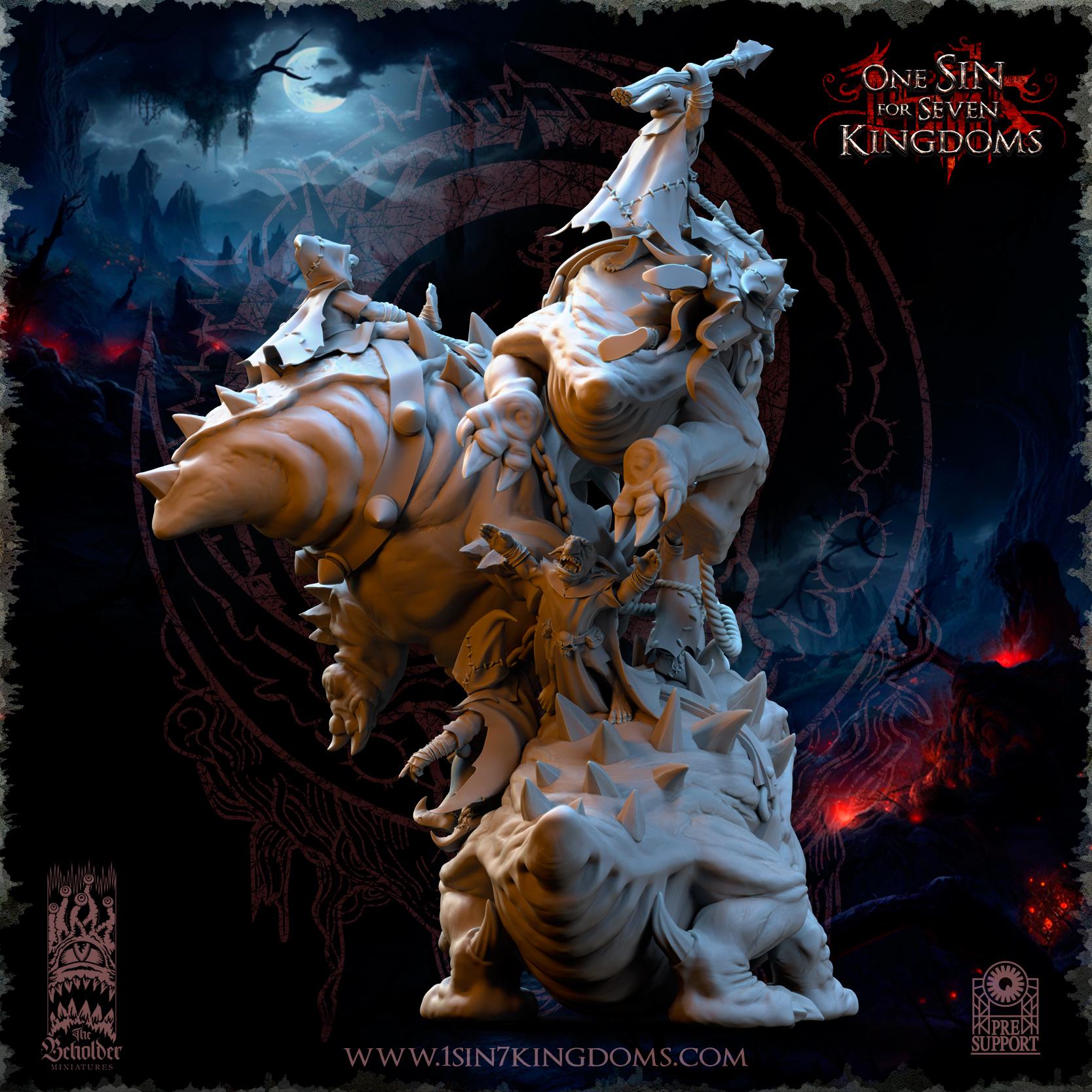 The Black Horde Kavehorror Madness - in 12k- by TheBeholderMiniatures