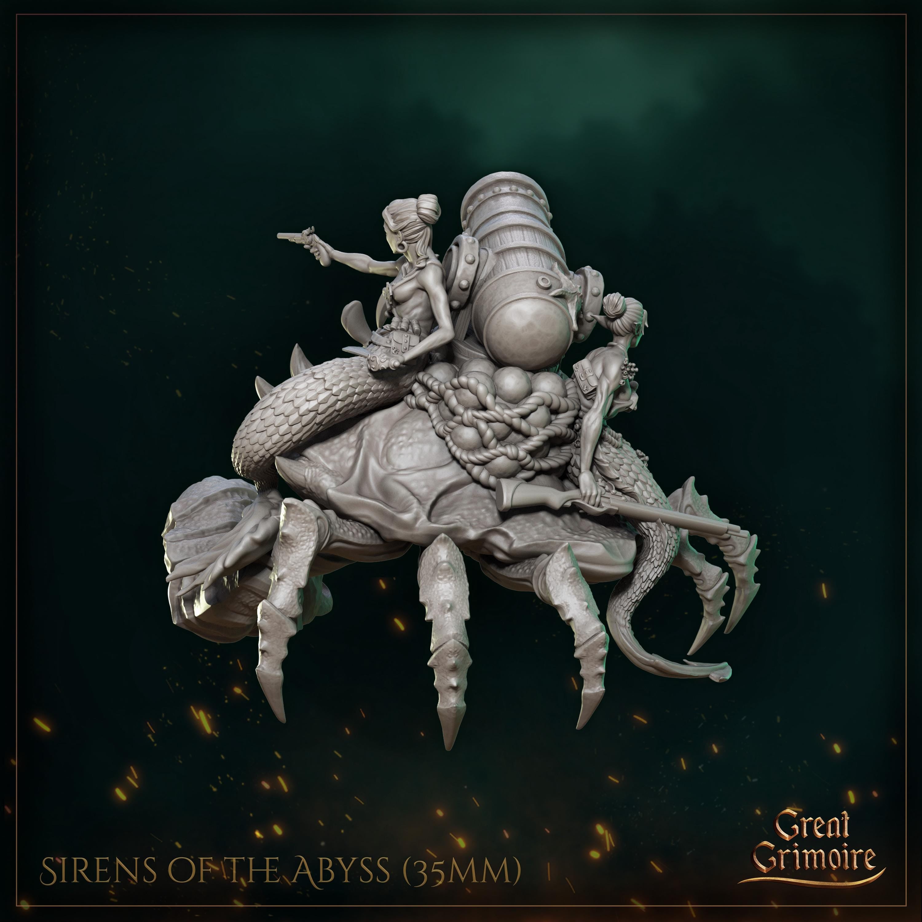 Sirens of the Abyss - in 12k - by Great Grimoire
