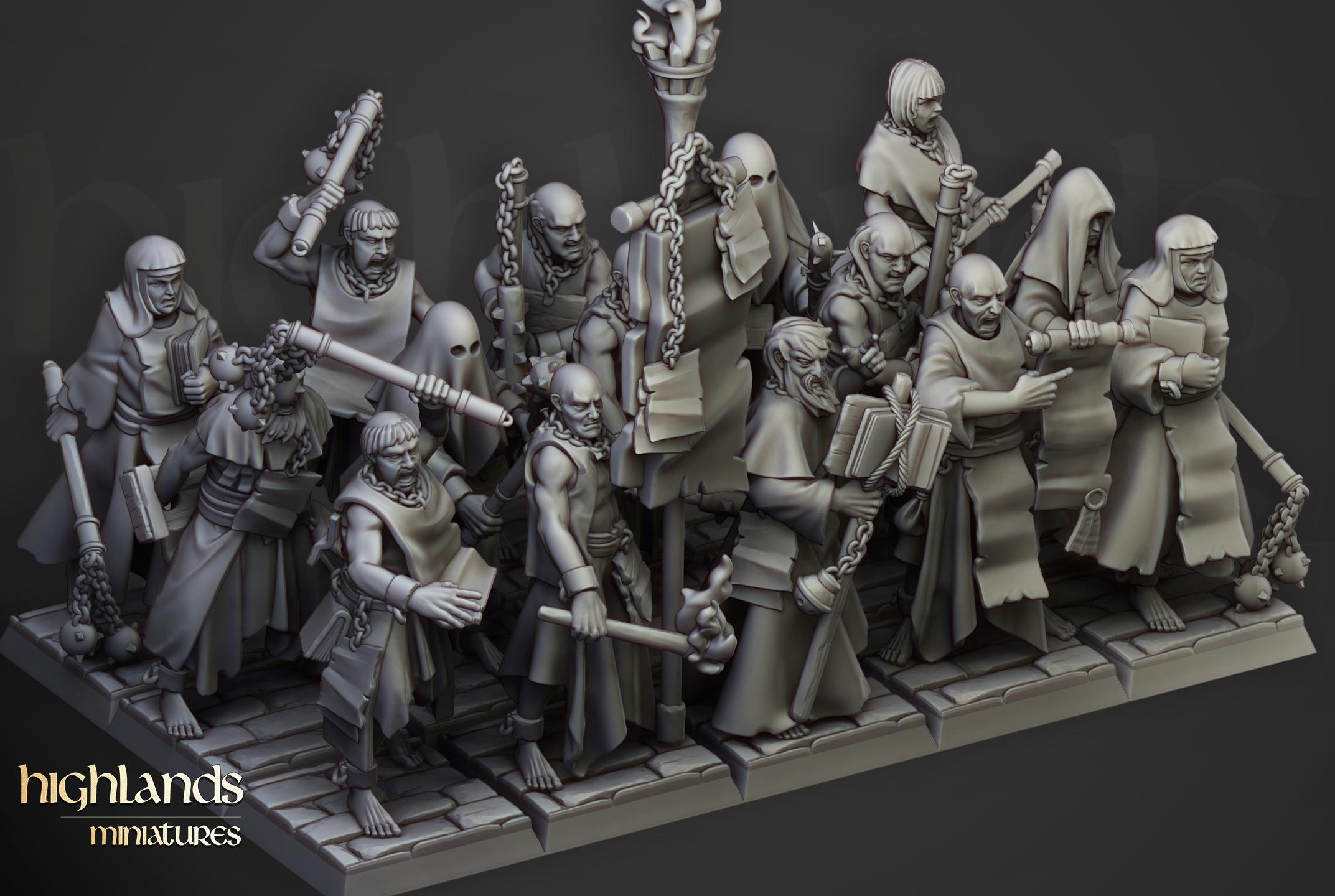 Fanatical Zealots - in 12k- by Highlands Miniatures