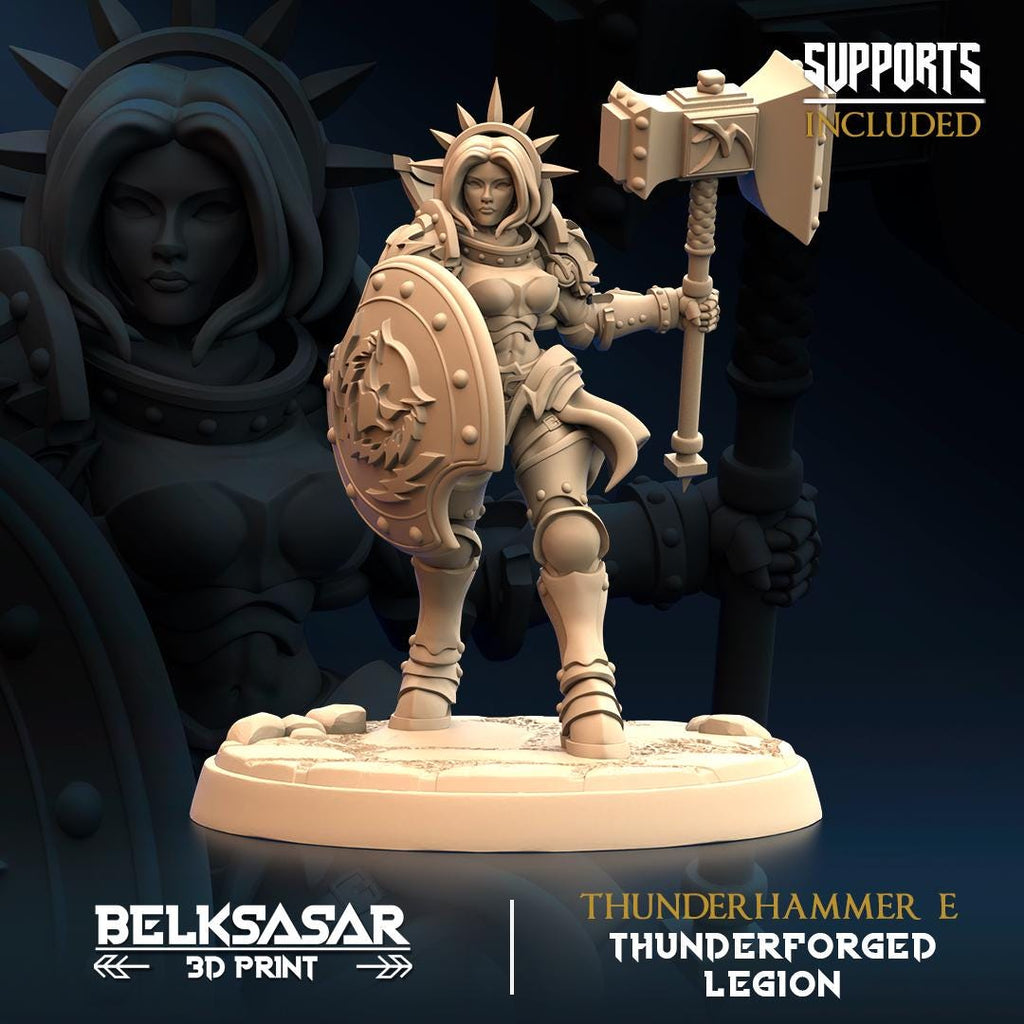 Thunderhammer girl set - 6 models - in 12k by Belksasar