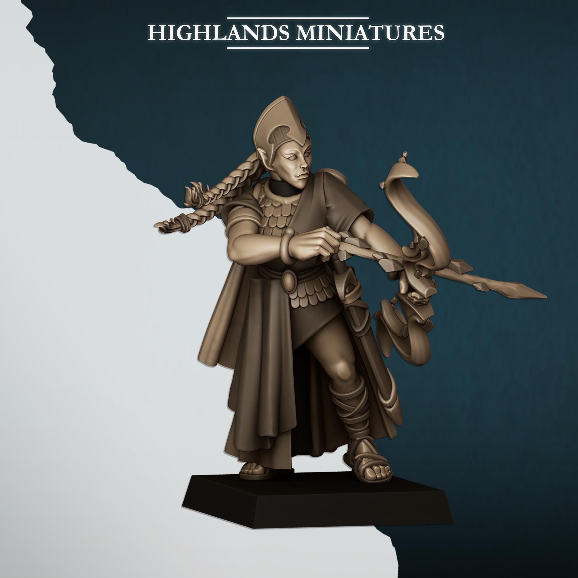 Aegean Maids with Bows - in 12k- by Highlands Miniatures