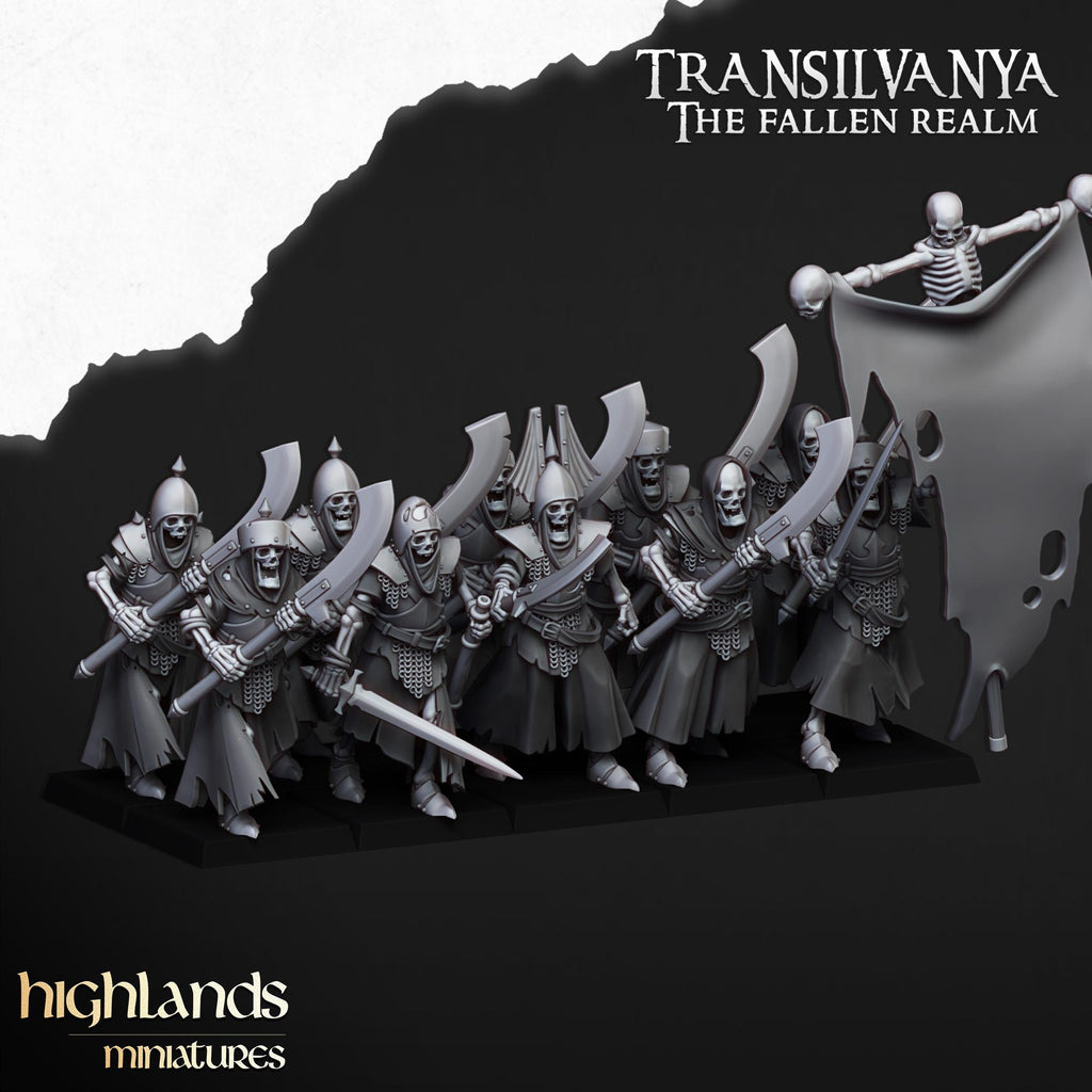 Skeletal Guard - in 12k- by Highlands Miniatures