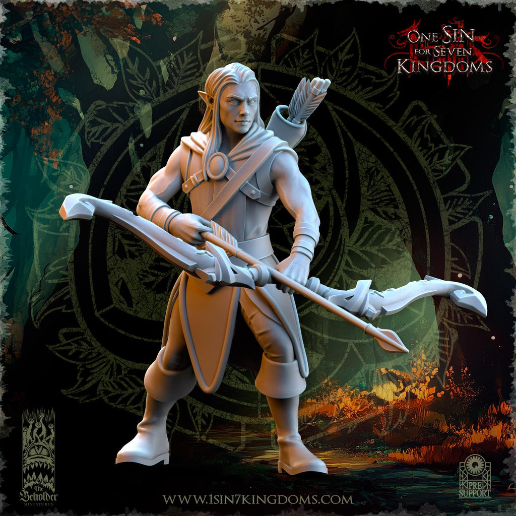 Evergreen Elves Rangers - in 12k- by TheBeholderMiniatures