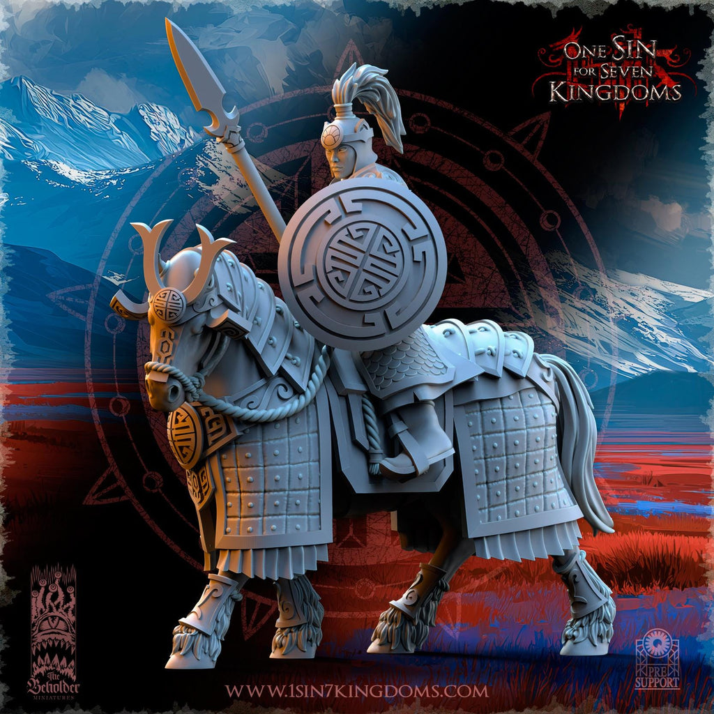 Astarii Dynasty Riders -  in 12k by TheBeholderMiniatures