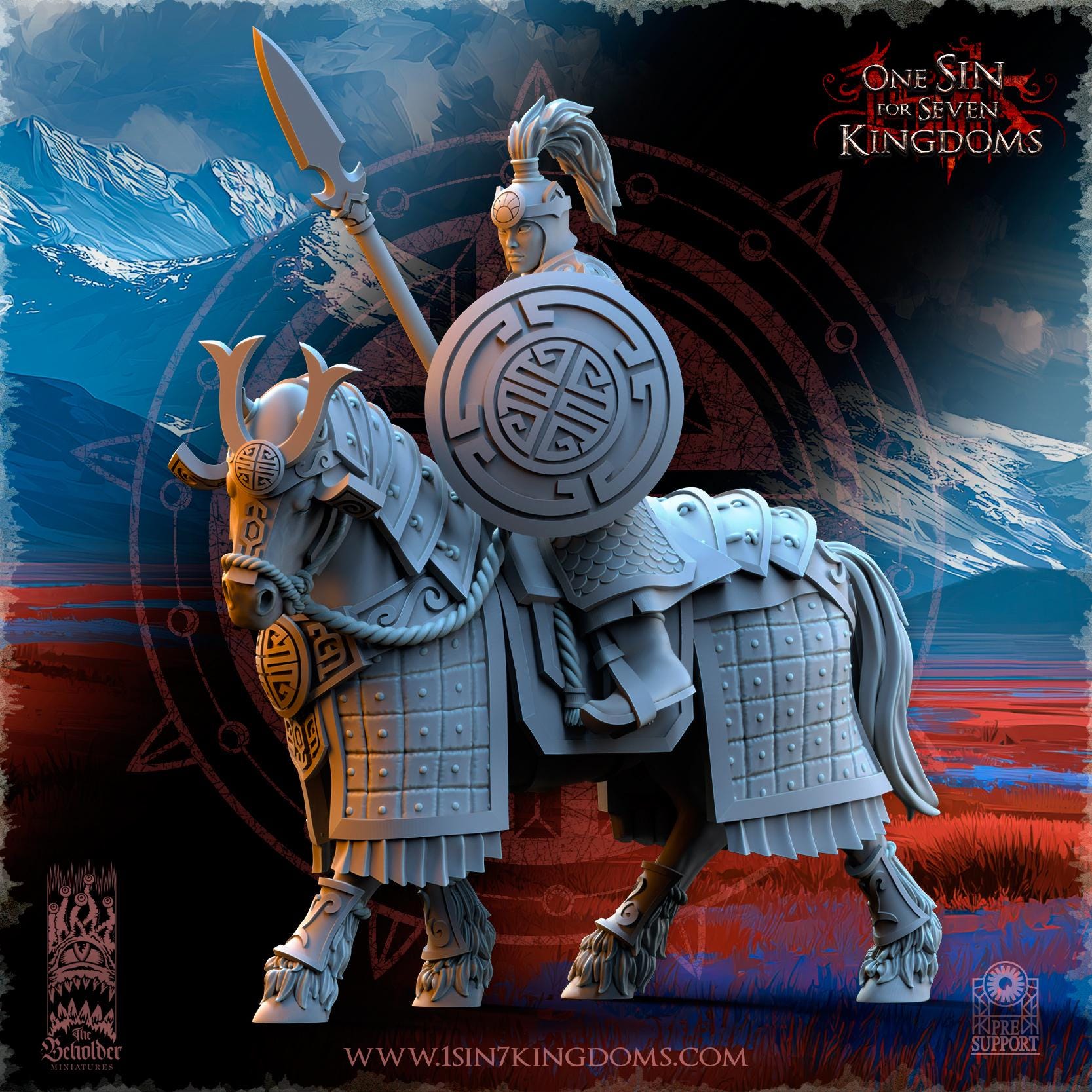 Astarii Dynasty Riders -  in 12k by TheBeholderMiniatures
