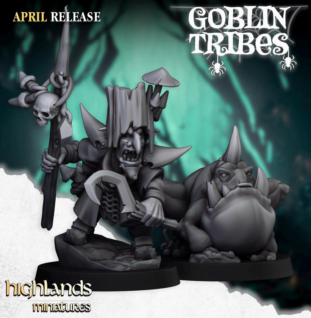 Grubnax and Croakulus   - in 12k- by Highlands Miniatures