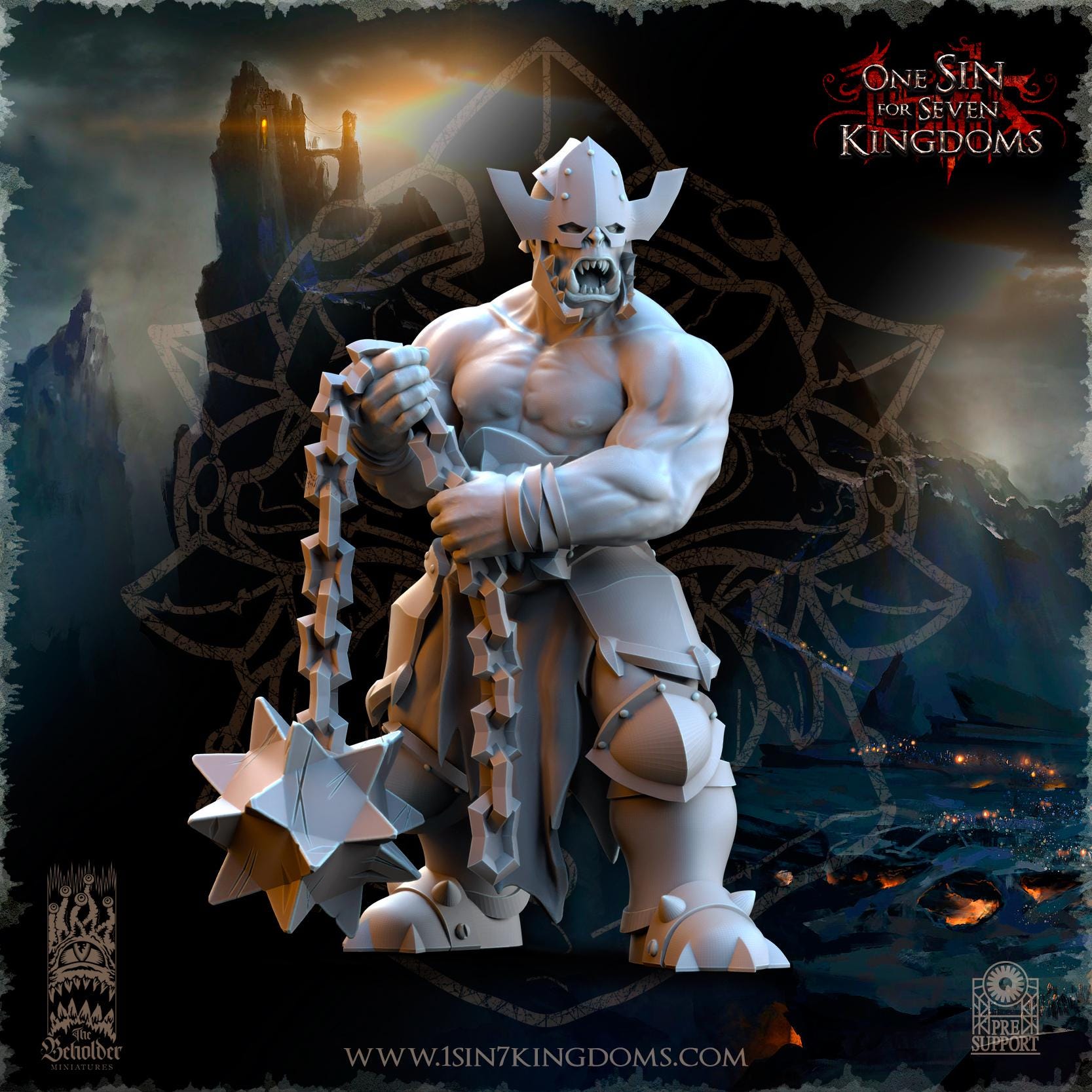 Nestah Orcs Wildlings - in 12k- by TheBeholderMiniatures