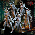 Evergreen Elves Invocations of the Forest - in 12k- by TheBeholderMiniatures