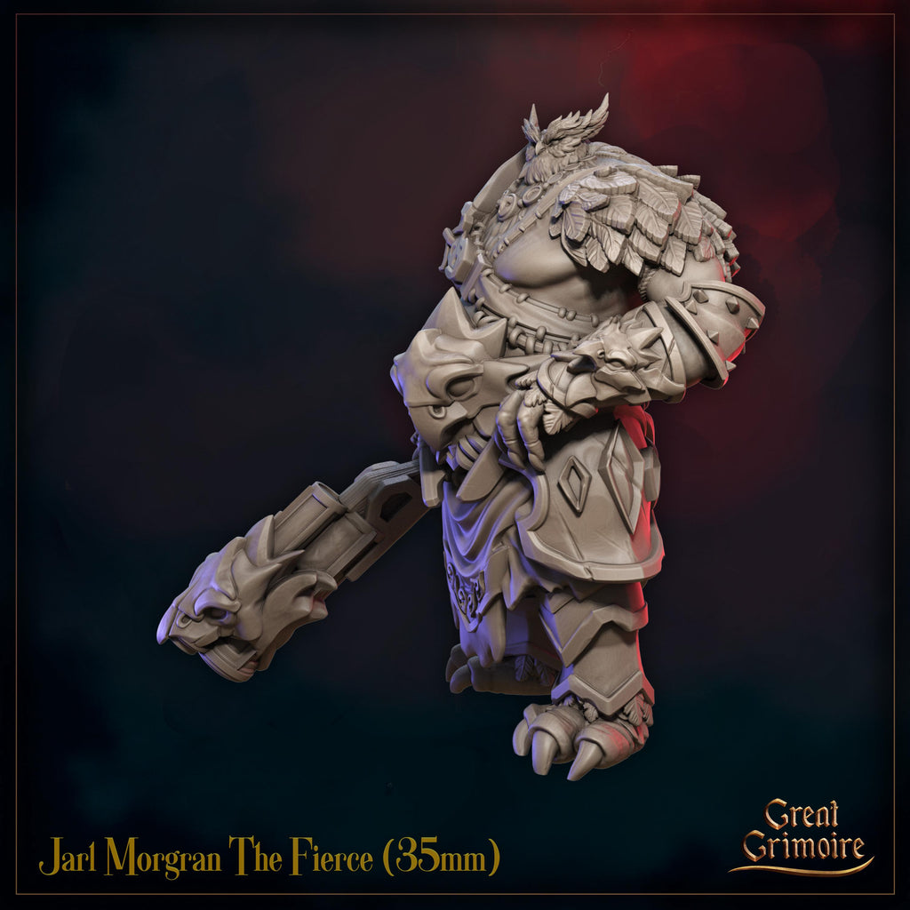 Jarl Morgran The Fierce - in 12k - by Great Grimoire