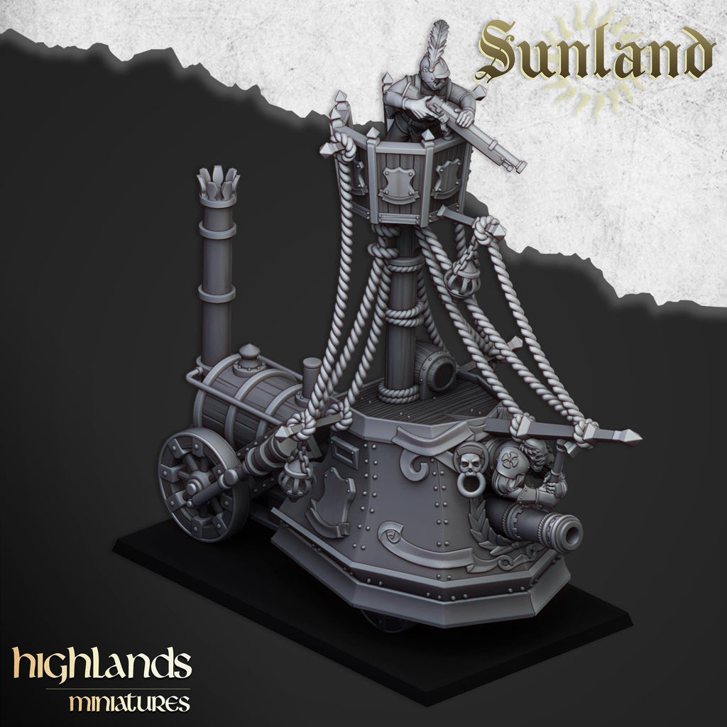 Sunland Ironclad Landship  - in 12k- by Highlands Miniatures