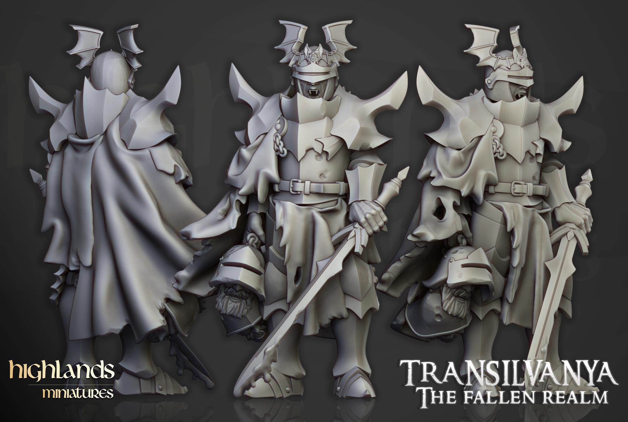 Vampire Neophytes - 10 models - in 12k- by Highlands Miniatures