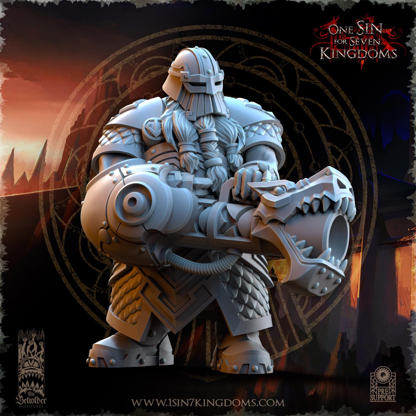 Dwarven Kingdoms Snapdragons - 12k by TheBeholderMiniatures