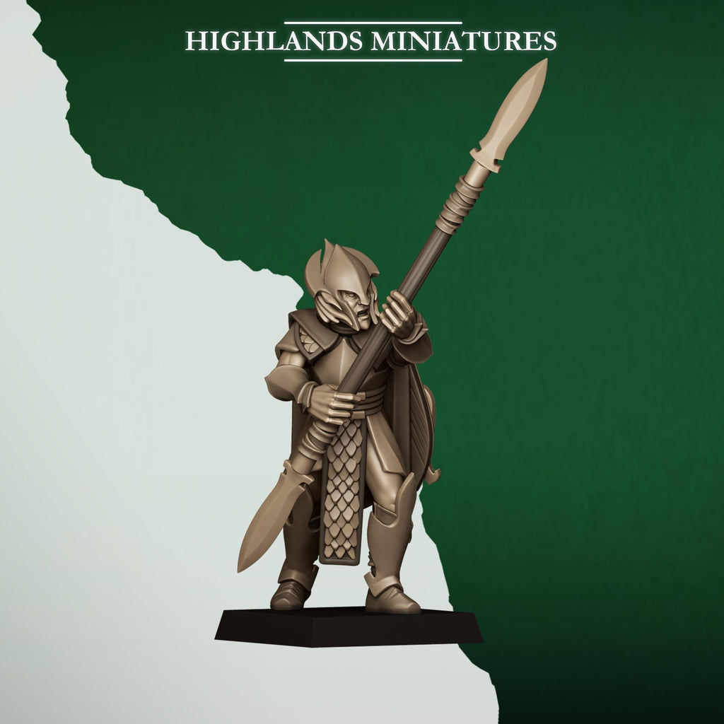 Feral Spearmen - in 12k- by Highlands Miniatures