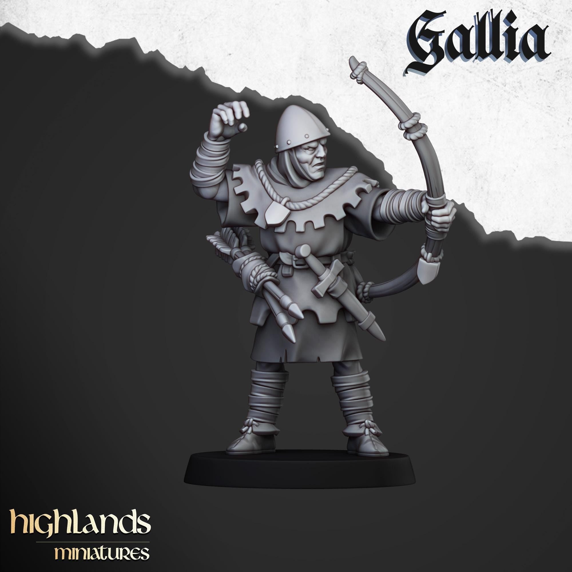 Gallia Archers - in 12k- by Highlands Miniatures