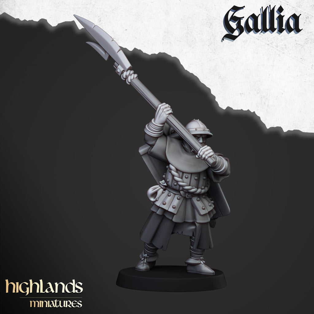 Gallia Men at Arms - in 12k- by Highlands Miniatures