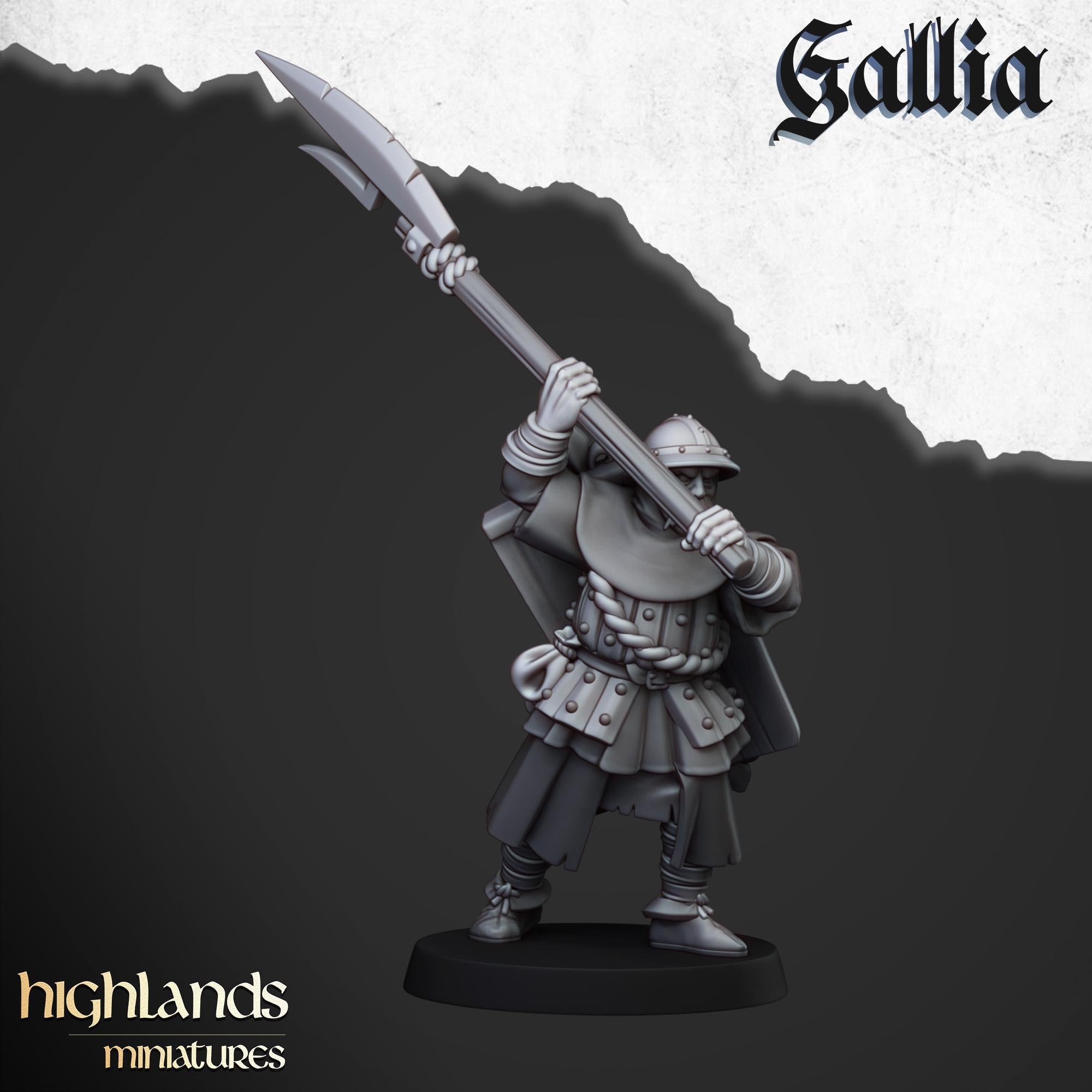 Gallia Men at Arms - in 12k- by Highlands Miniatures