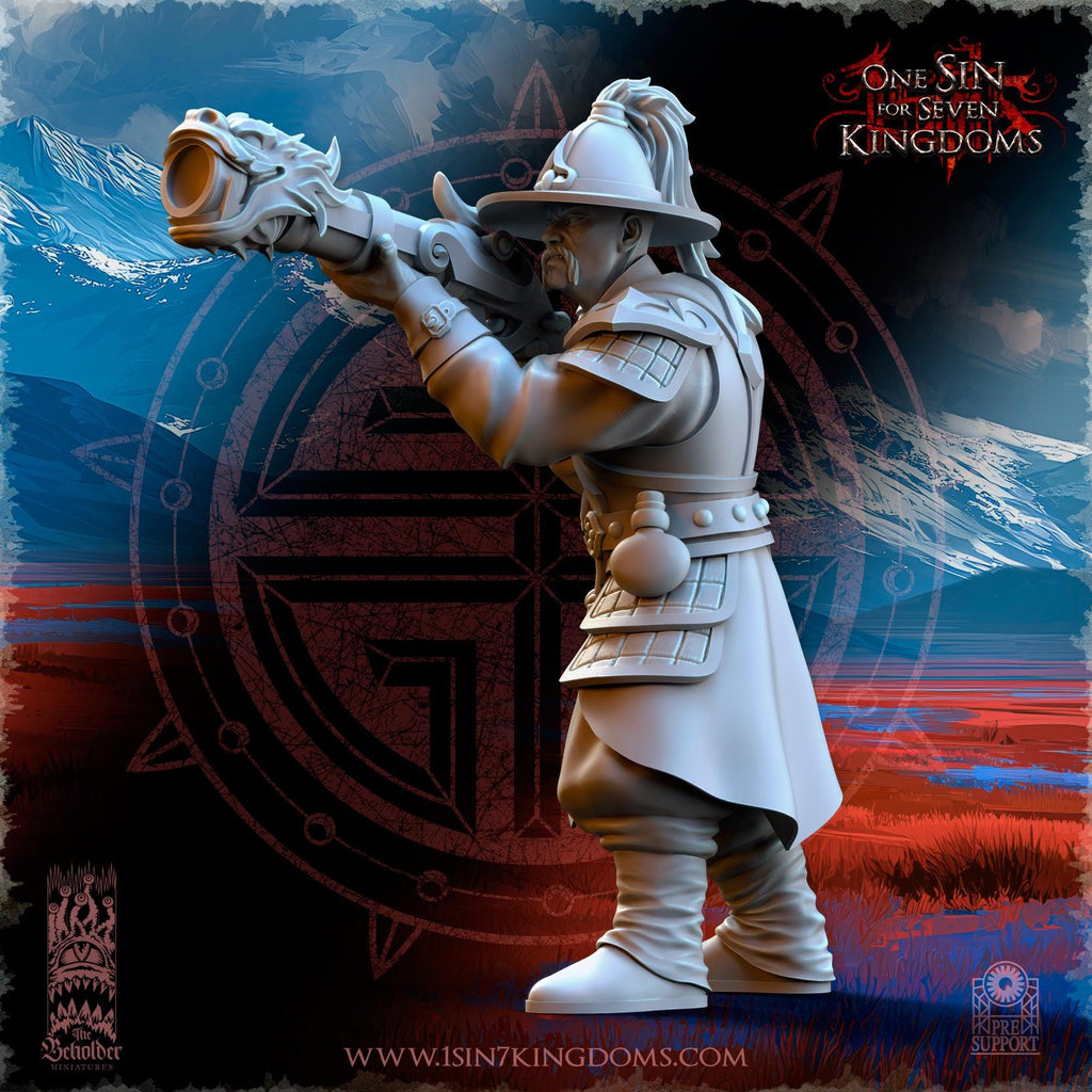 Astarii Dynasty Imperial Gunners - in 12k- by TheBeholderMiniatures