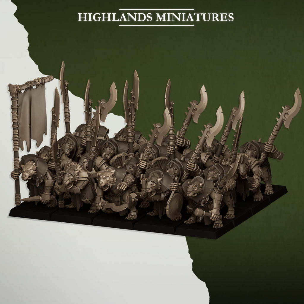Vermin Vanguard  - in 12k- by Highlands Miniatures