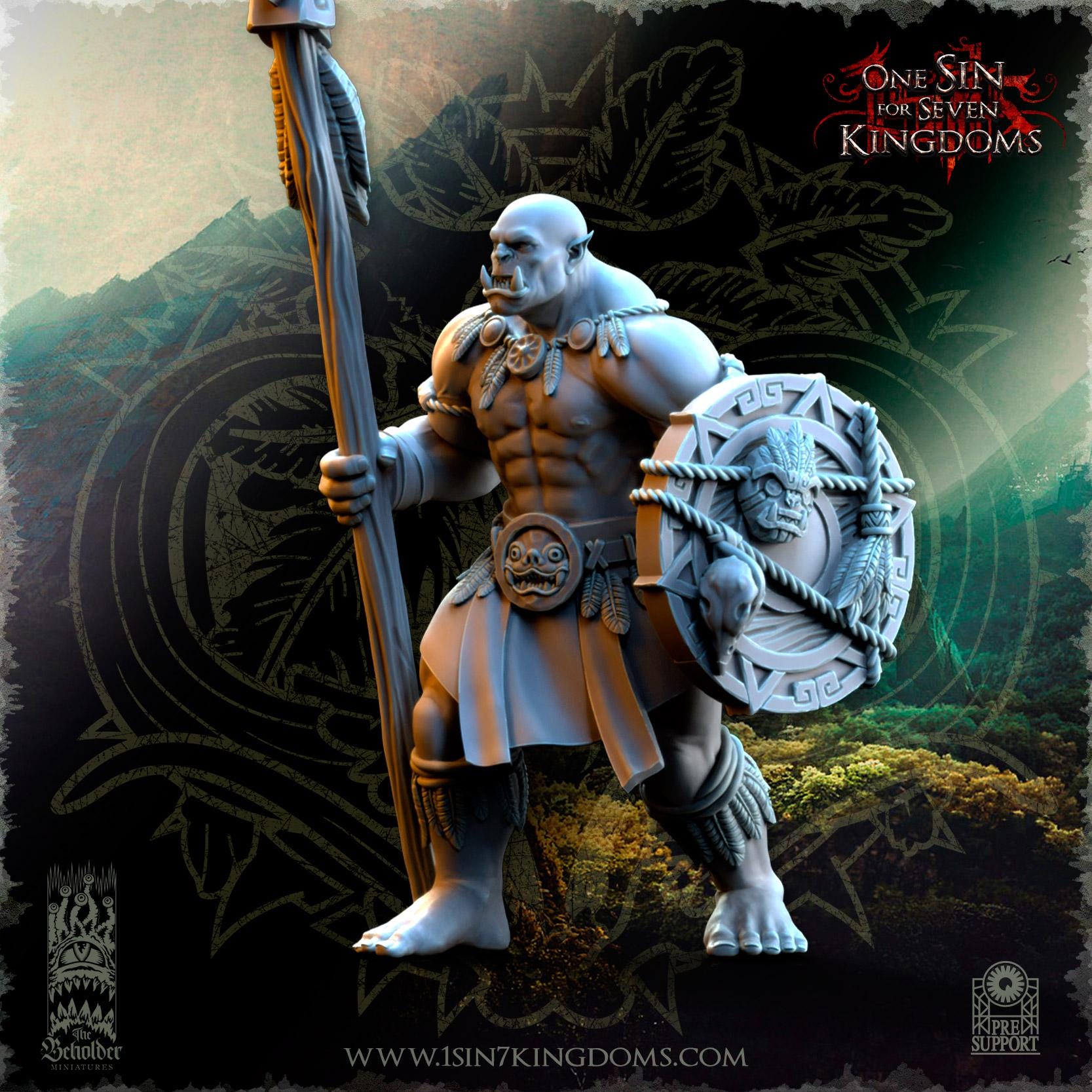 Salanaar Orcs Warriors  - in 12k- by TheBeholderMiniatures
