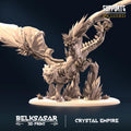 Crystal dragon  - in 12k by Belksasar