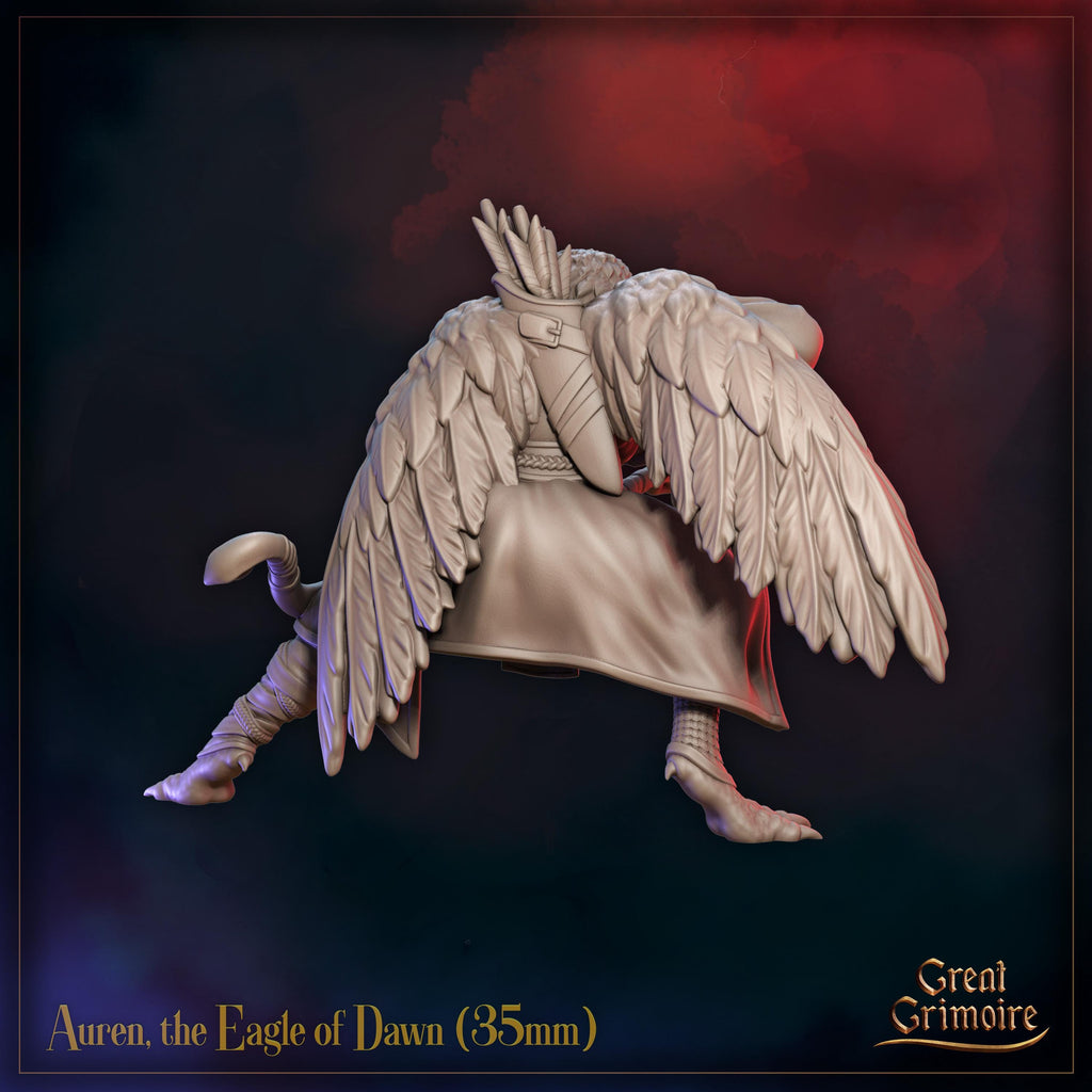 Auren, the Eagle of Dawn  - in 12k - by Great Grimoire