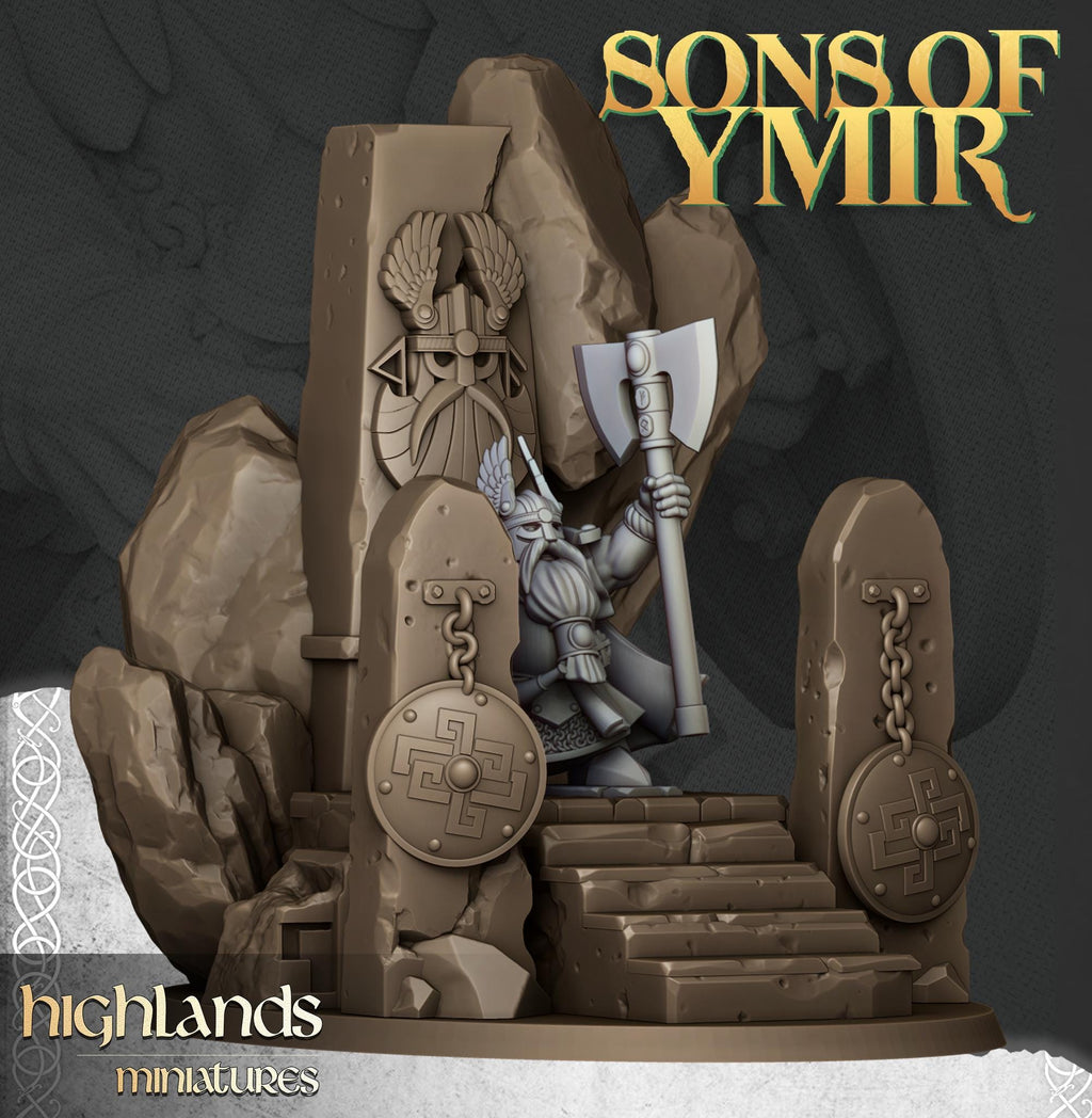 The Dwarf Lord  - in 12k- by Highlands Miniatures