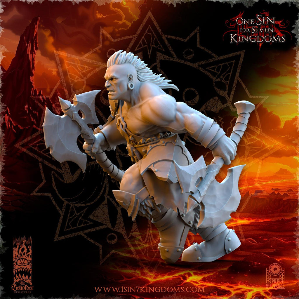 Realms of Mayhem Barbarian Despoilers - in 12k- by TheBeholderMiniatures