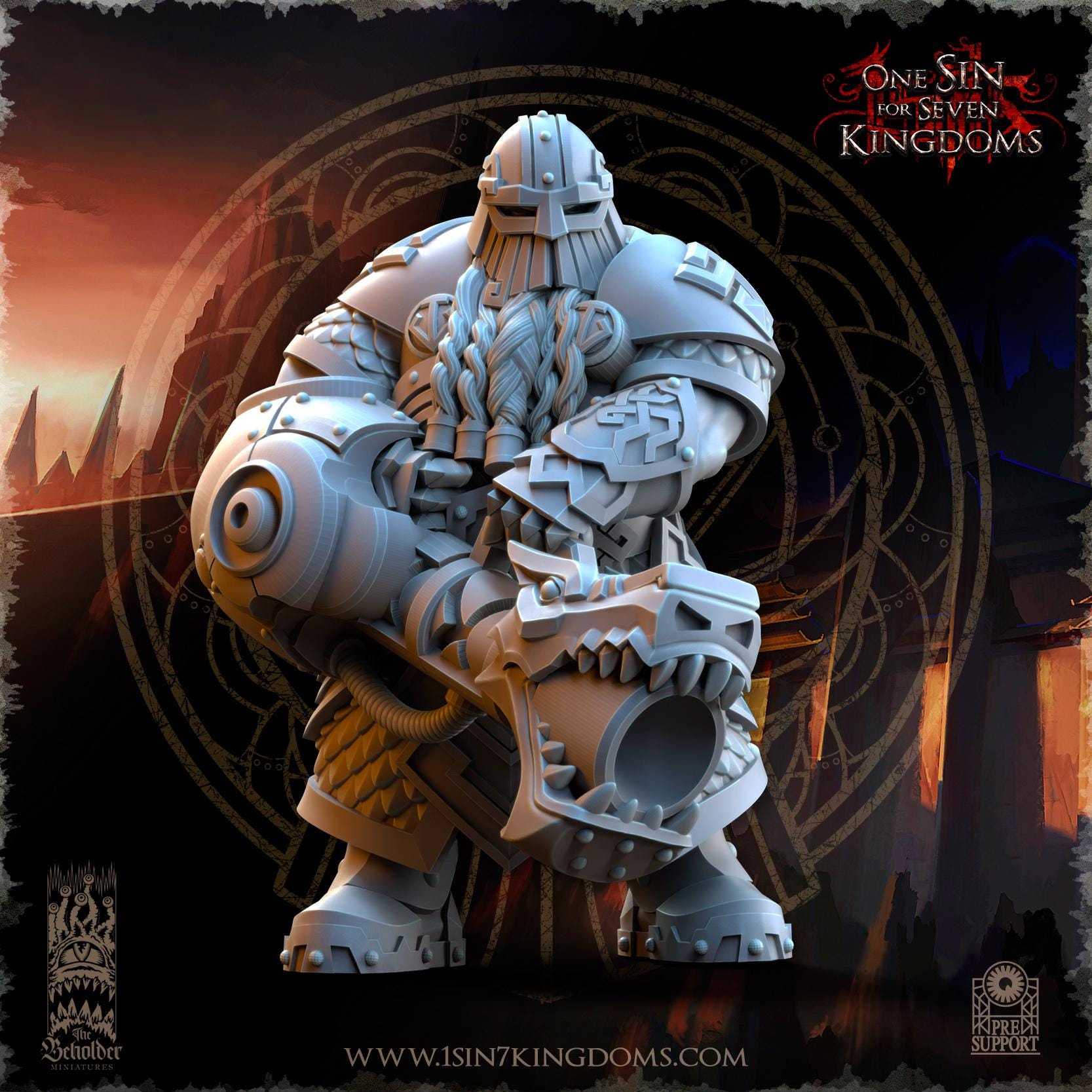 Dwarven Kingdoms Snapdragons - 12k by TheBeholderMiniatures