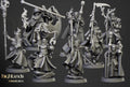 Houses of Magic - Wizards of the Empire of Sun - 8 models - in 12k- by Highlands Miniatures