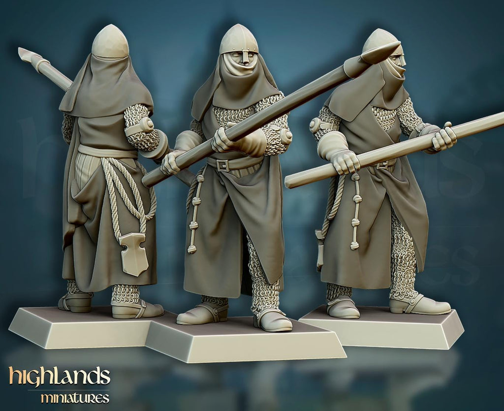 Crusaders Core Unit - in 12k- by Highlands Miniatures
