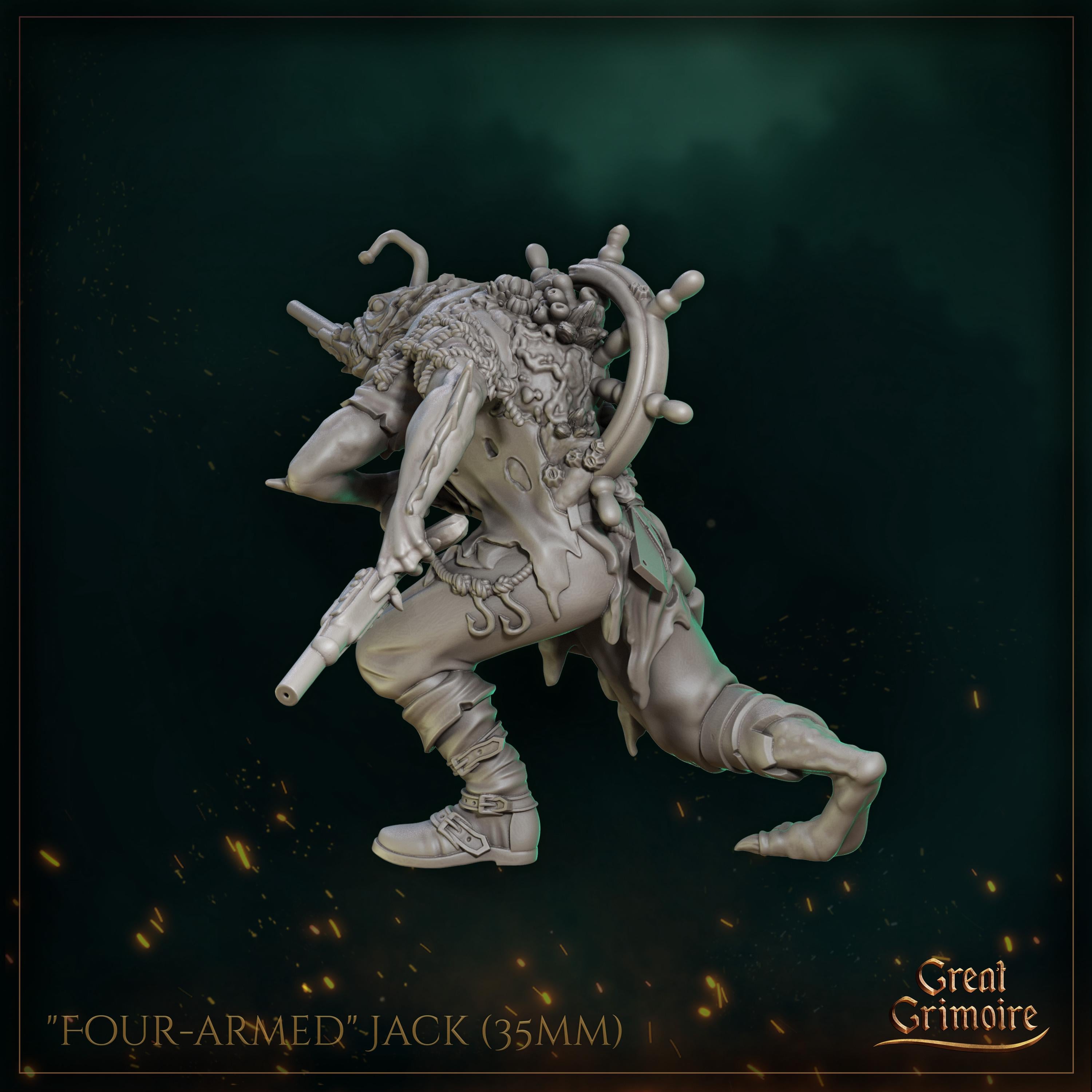 Four-armed Jack - in 12k - by Great Grimoire