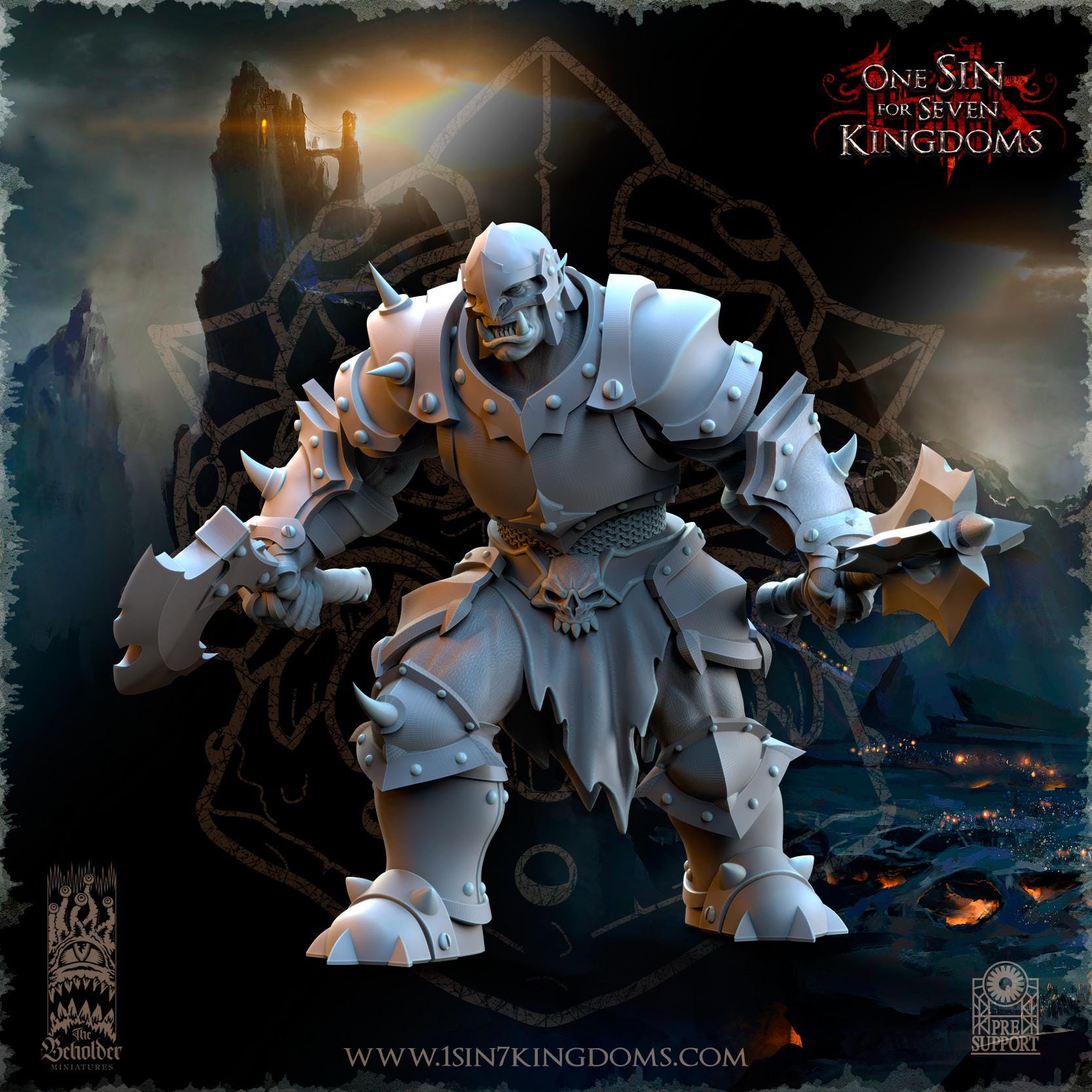 Nestah Orcs Warriors - in 12k- by TheBeholderMiniatures