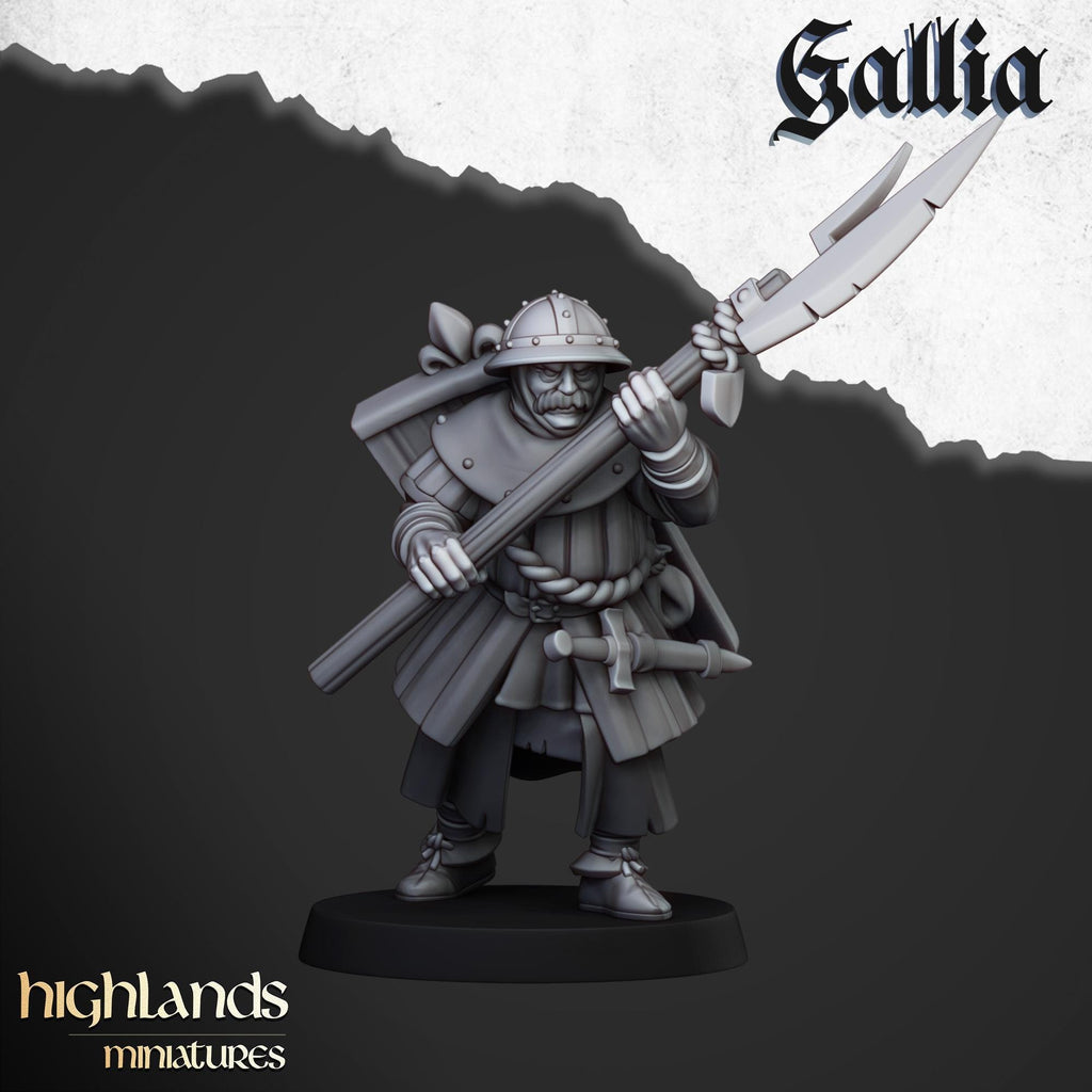 Gallia Men at Arms - in 12k- by Highlands Miniatures