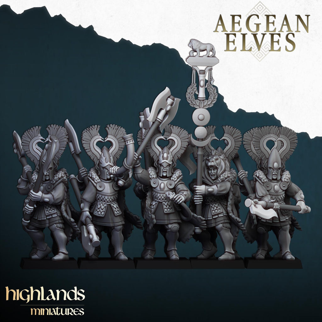 Nemean Lions  - in 12k- by Highlands Miniatures