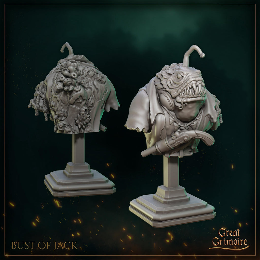 Bust of Thalassa and Jack - in 12k - by Great Grimoire