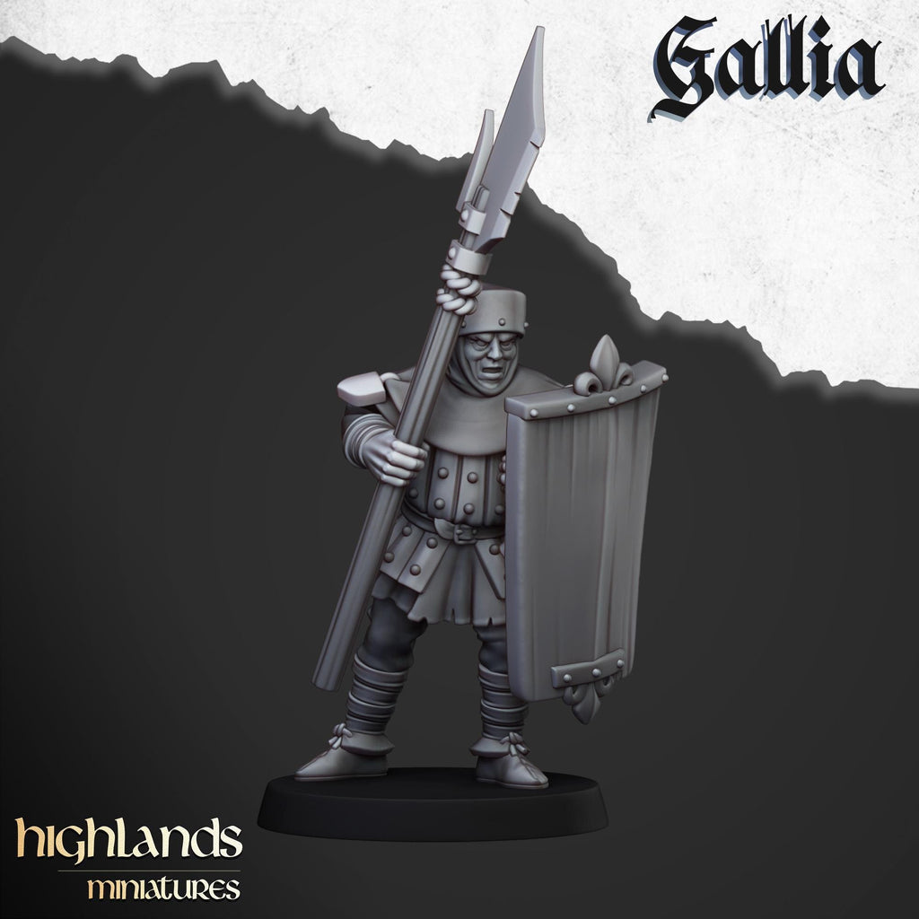Gallia Men at Arms - in 12k- by Highlands Miniatures