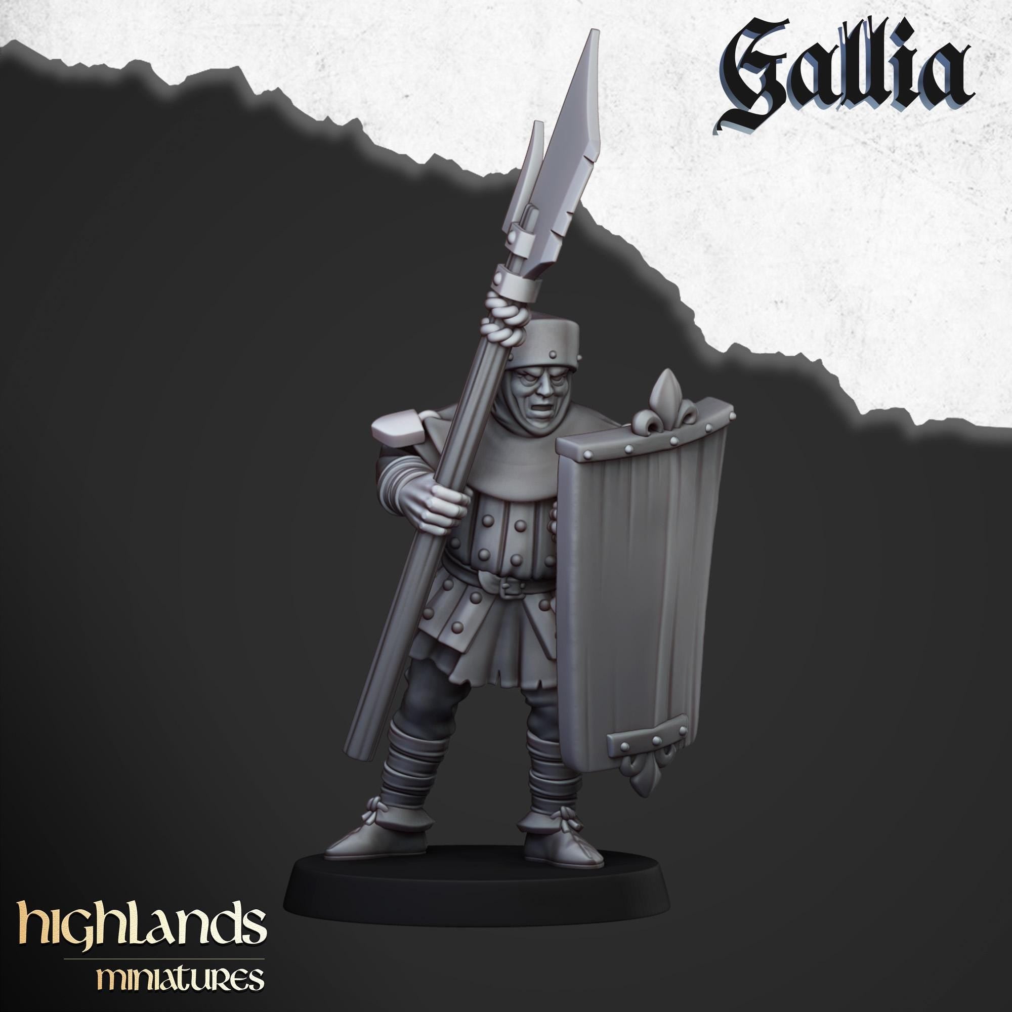 Gallia Men at Arms - in 12k- by Highlands Miniatures