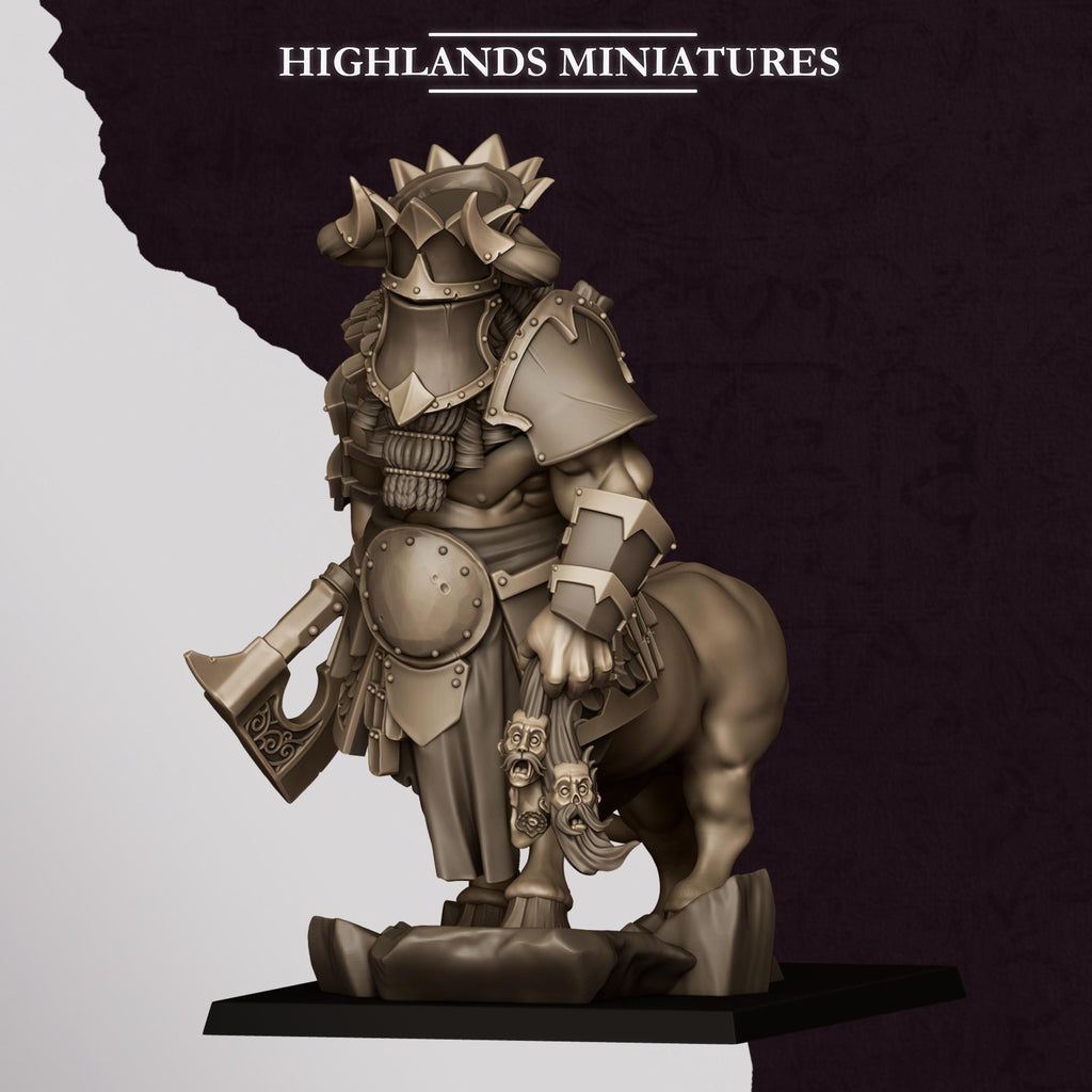 Kusarikku, Great Marduk Minotaur - in 12k- by Highlands Miniatures
