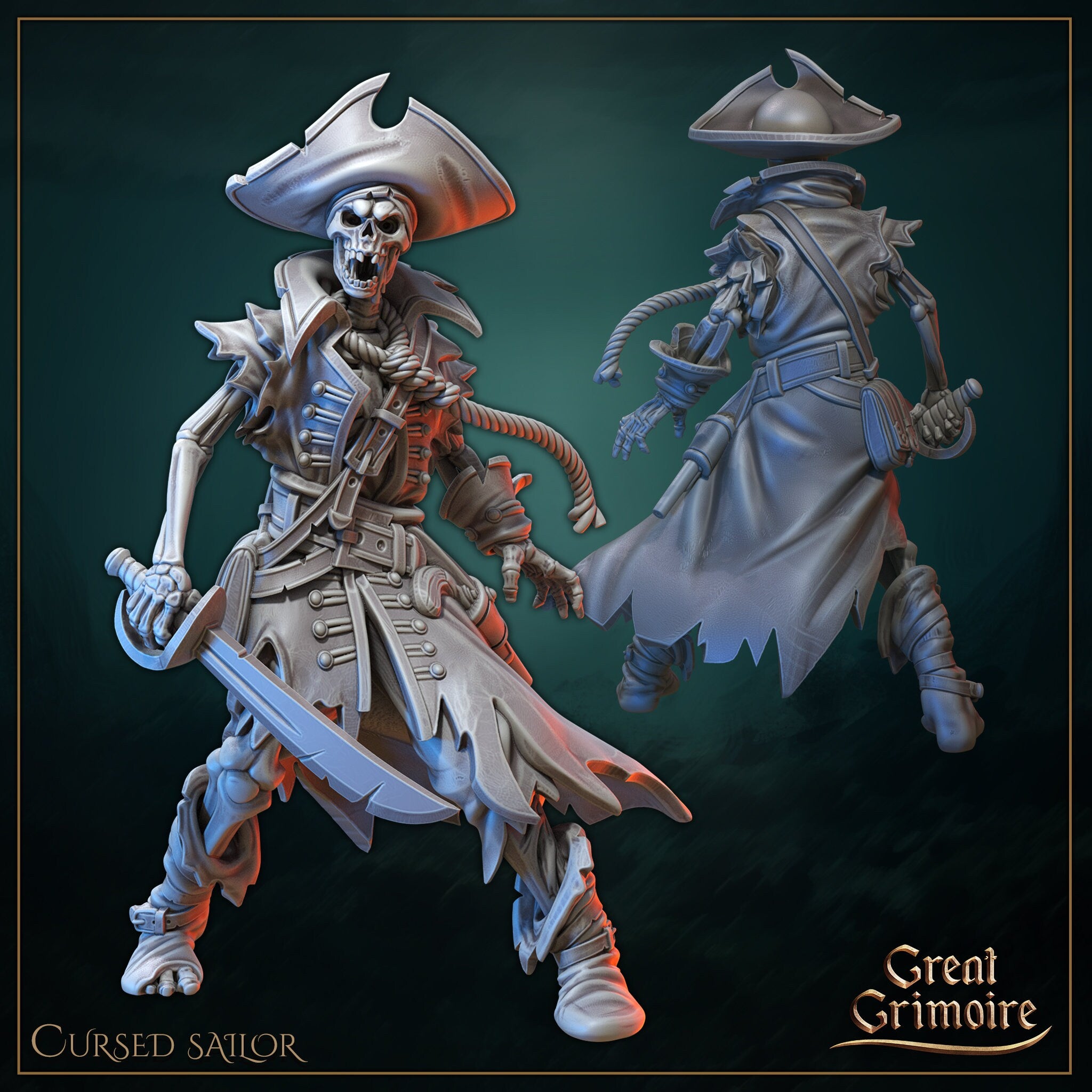 Undead Horde Pack - 6model Pack - in 12k - by Great Grimoire