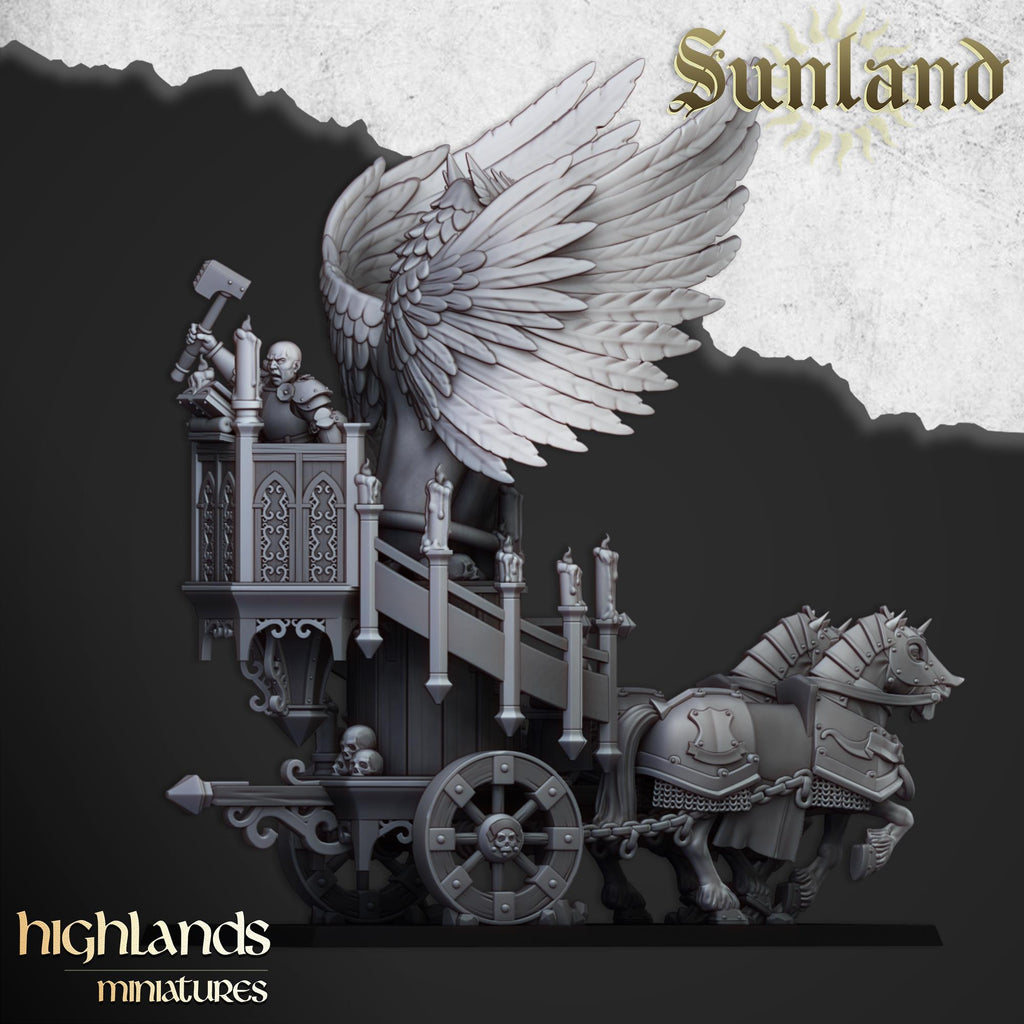 Sunland Altar Wagon - in 12k- by Highlands Miniatures