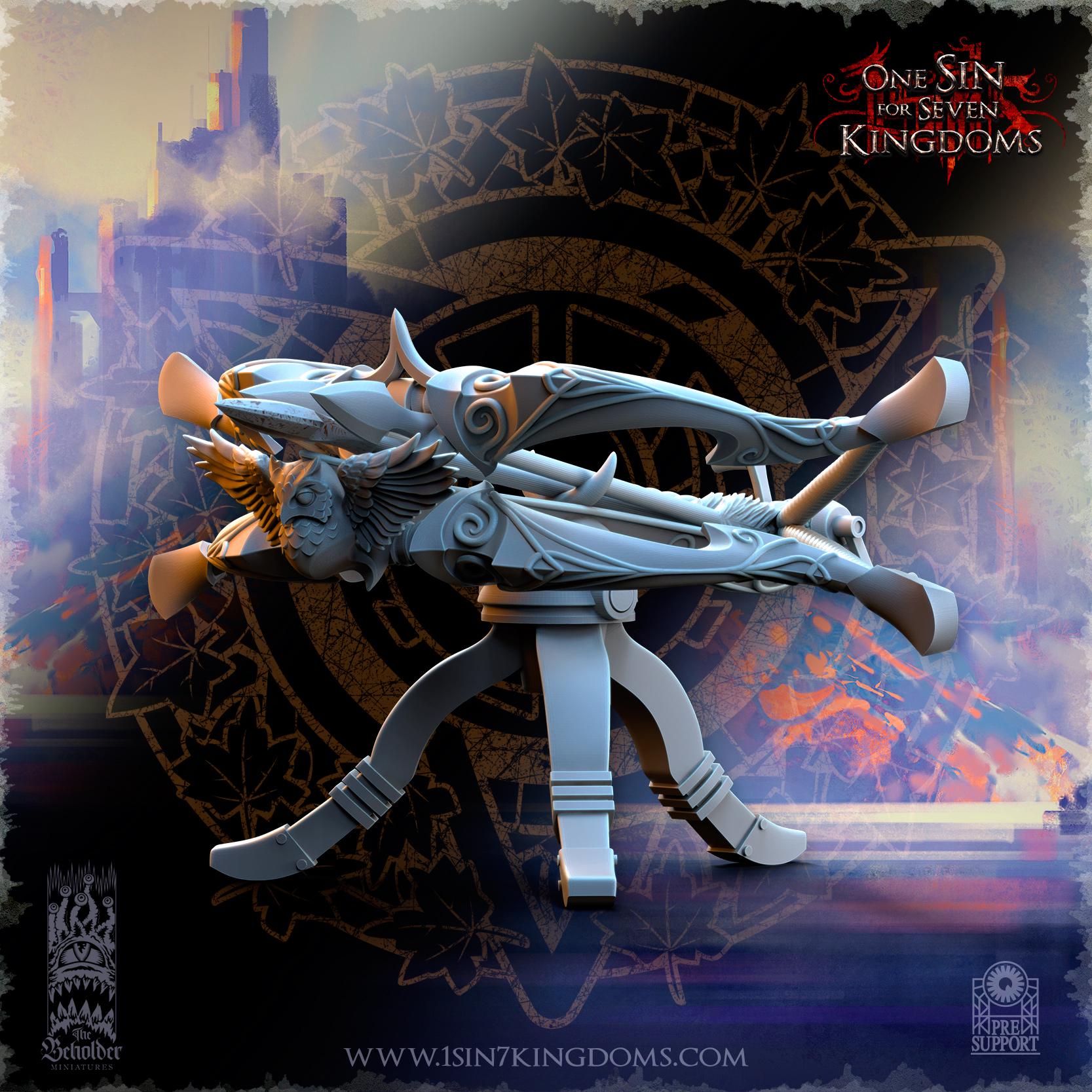 Silvermoor Elves Ballista - in 12k- by TheBeholderMiniatures