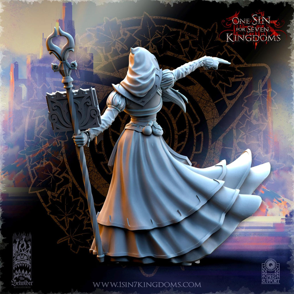 Kythaela, Elven Wizard - in 12k- by TheBeholderMiniatures