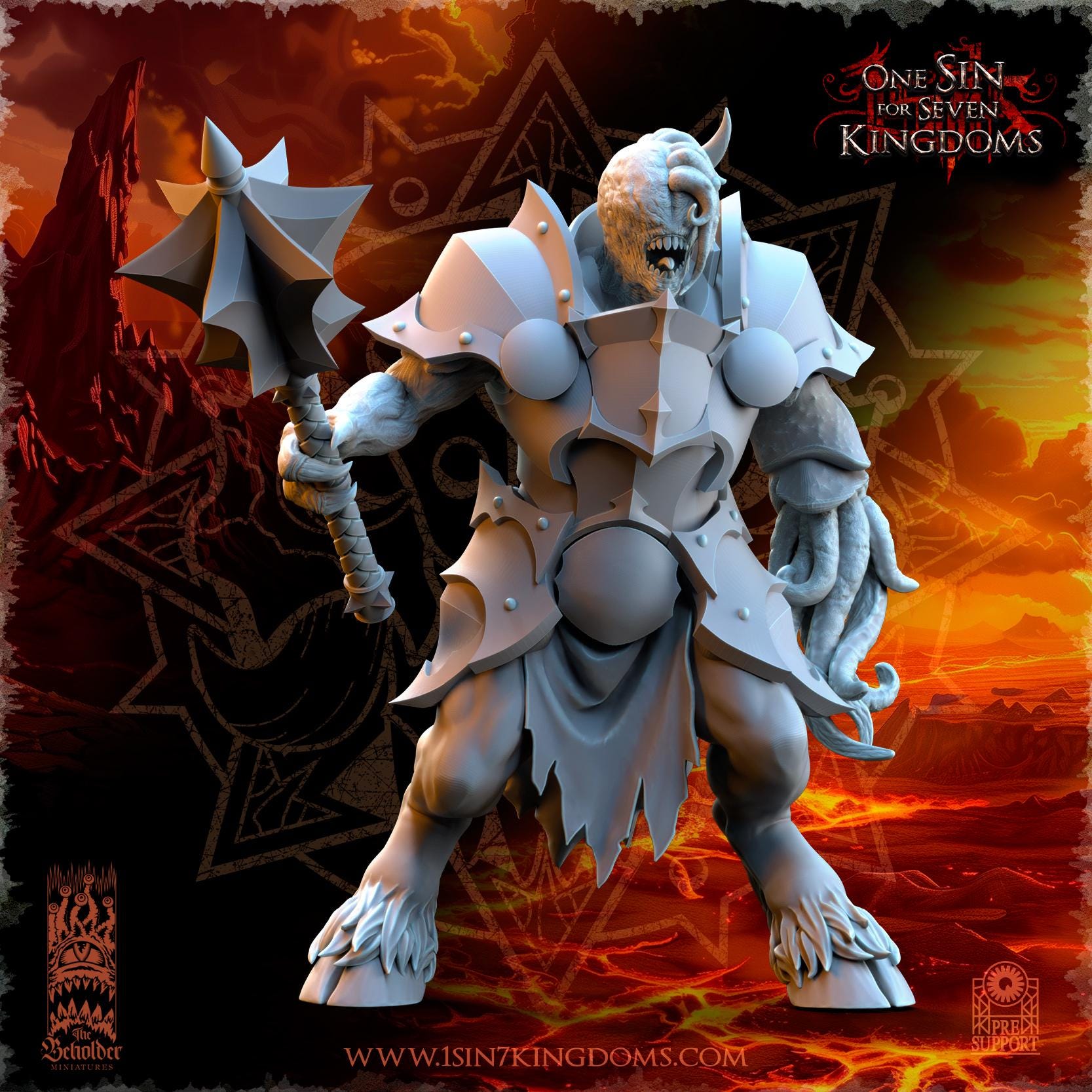 Realms of Mayhem Tainted Warriors - in 12k- by TheBeholderMiniatures