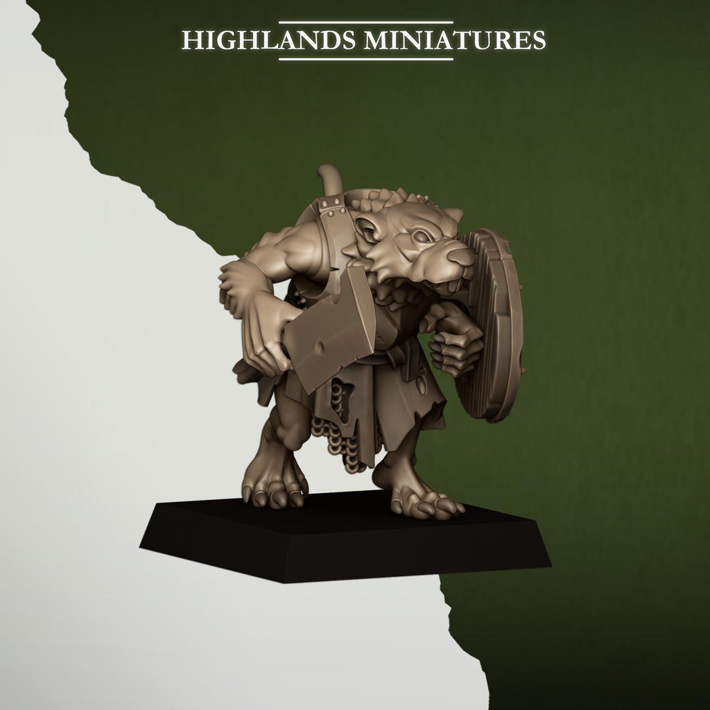 Sewer Rats - in 12k- by -Highlands Miniatures